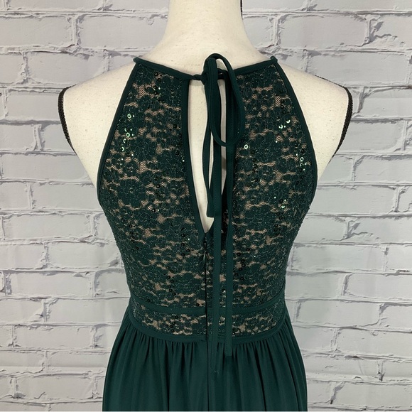 Night Way Lace Bodice Prom Dress, Size 8 - Picture 7 of 14